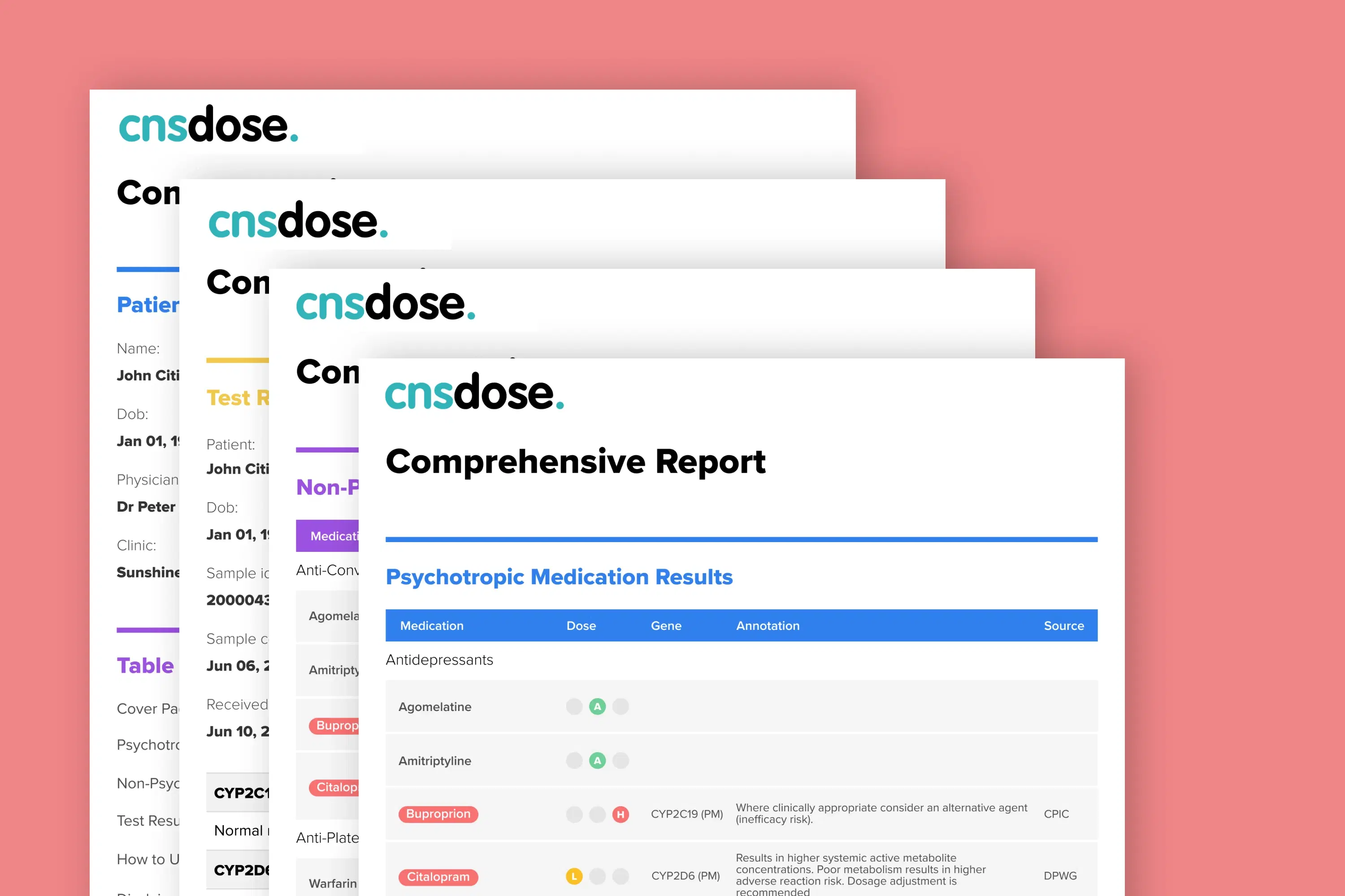 CNSDose comprehensive report